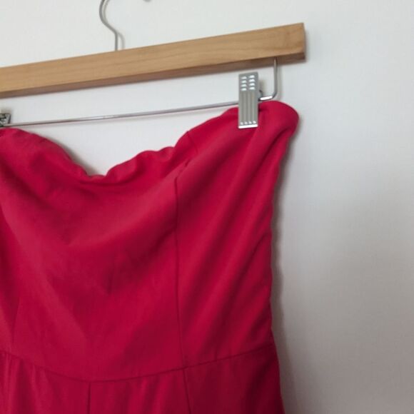 DO+BE Strapless Pink Jumpsuit - Picture 8 of 8